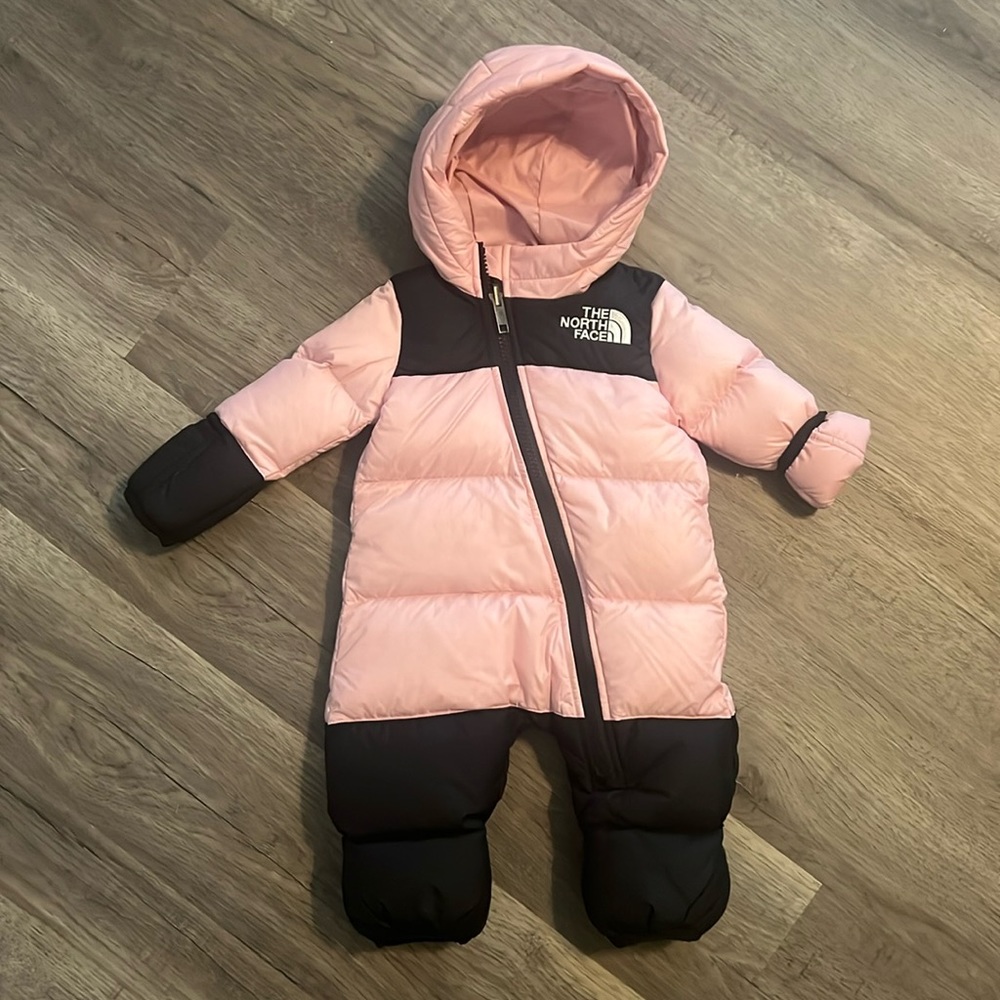 0-3 Month Baby 1996 Retro Nuptse One-Piece